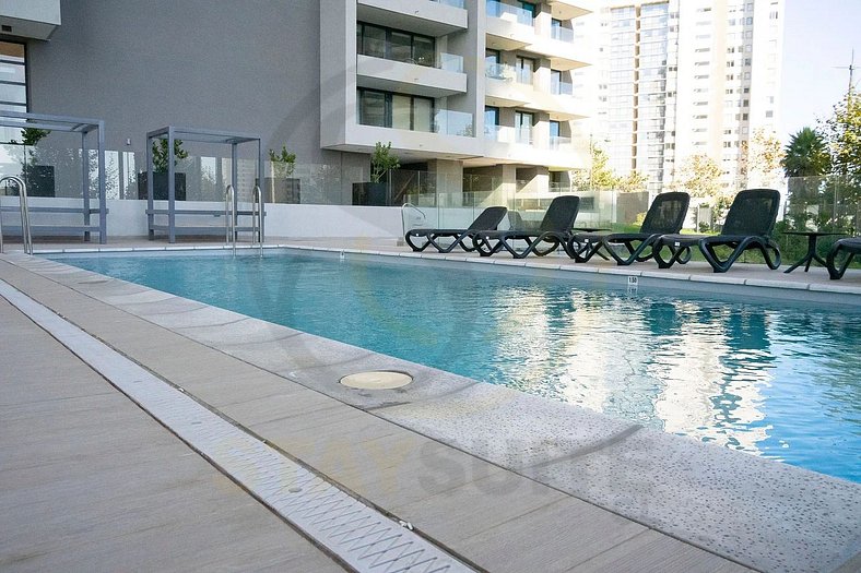 Beautiful apartment with a view of the dunes, in Concón.