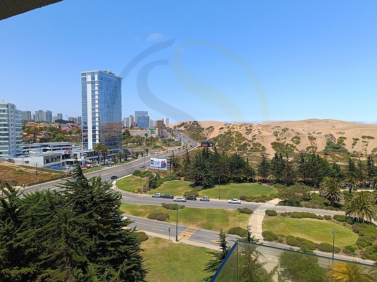 Beautiful apartment with a view of the dunes, in Concón.