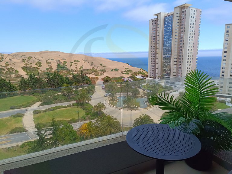 Beautiful apartment with a view of the dunes, in Concón.