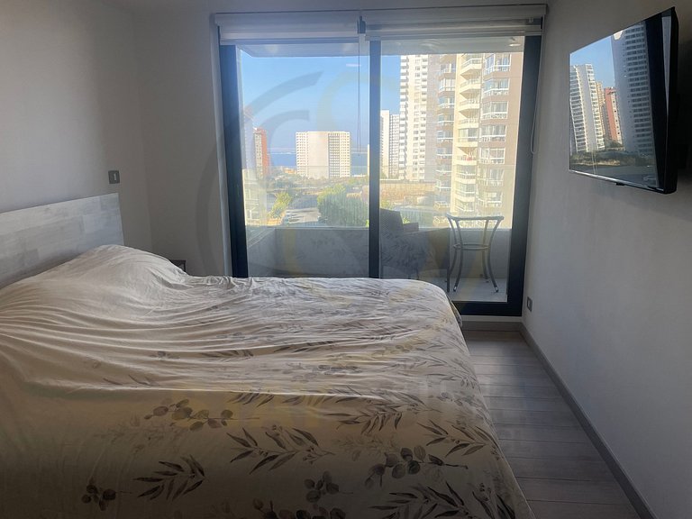 Confortável e Moderno Apartamento com Piscina em Costa de Mo